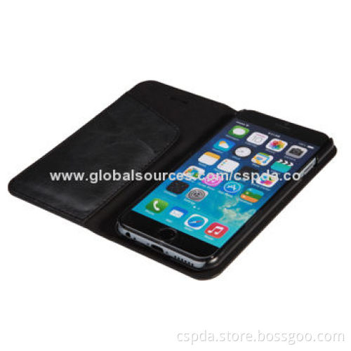 PU Wallet Leather Case for iPhone 6, with Card Slots